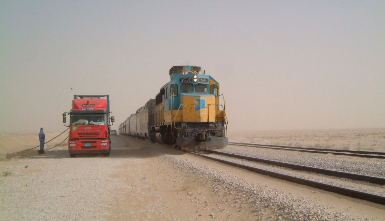 Railway Sand Drift Abatement Abqaiq Saudi Arabia